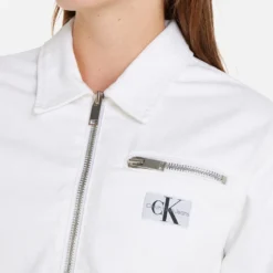 Calvin Klein Jeans Zipped Recycled Denim Jacket -The Hut 14990225 1235115989309268