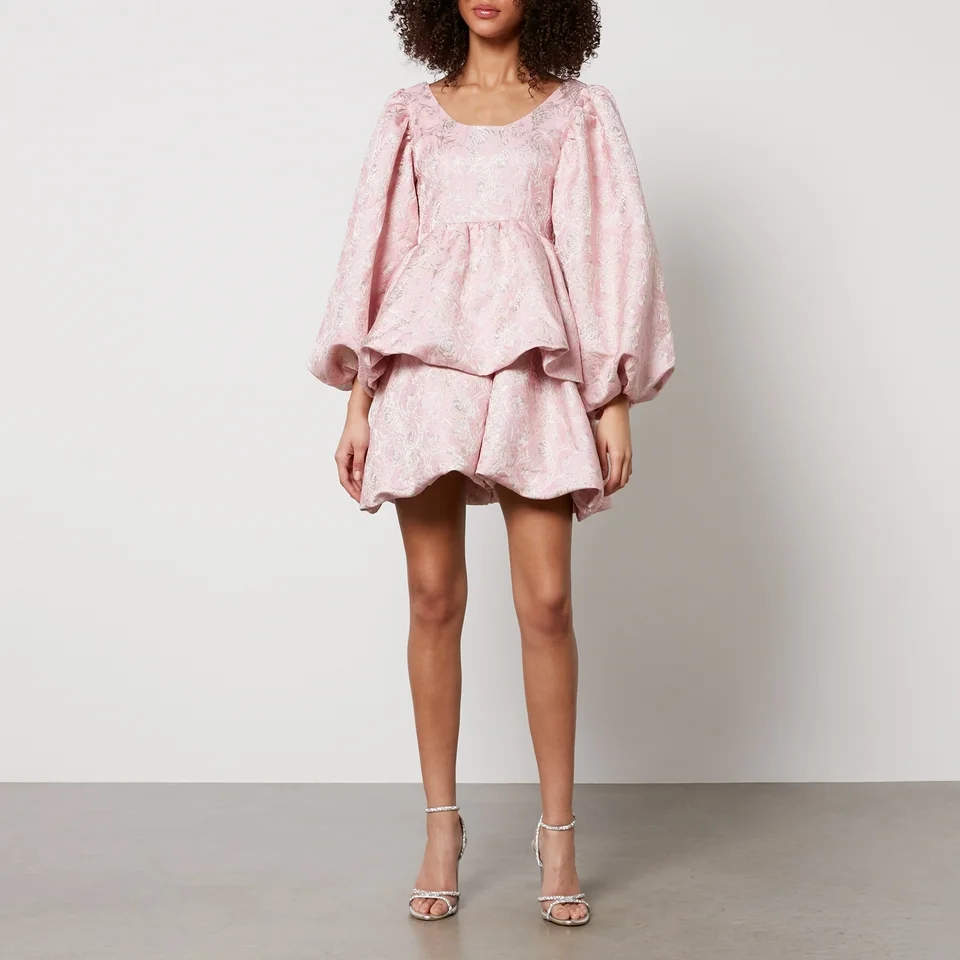 Sister Jane Dream Watercolour Floral-Jacquard Mini Dress 5 Sister Jane Dream Watercolour Floral-Jacquard Mini Dress - Image 3