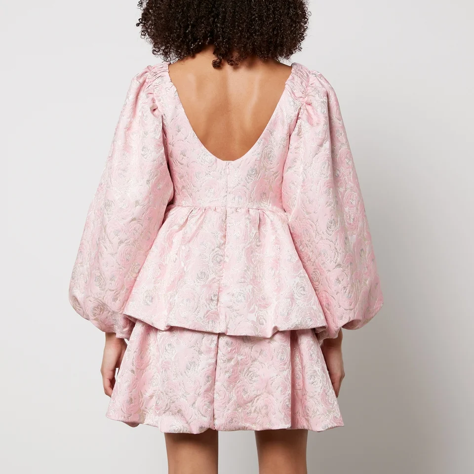 Sister Jane Dream Watercolour Floral-Jacquard Mini Dress 4 Sister Jane Dream Watercolour Floral-Jacquard Mini Dress - Image 2