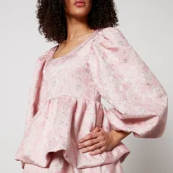 Sister Jane Dream Watercolour Floral-Jacquard Mini Dress 10 Sister Jane Dream Watercolour Floral-Jacquard Mini Dress -The Hut 14991097 8265112836053077