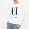 Armani Exchange Logo Cotton Sweatshirt 1 Armani Exchange Logo Cotton Sweatshirt -The Hut 14992983 1655119878024819