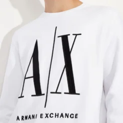 Armani Exchange Logo Cotton Sweatshirt -The Hut 14992983 7895119878086127