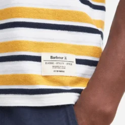 Barbour Heritage Whitwell Striped Cotton-Jersey T-Shirt -The Hut 14995450 9295107675104711
