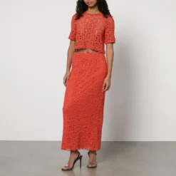 MAX & Co. MAX&Co. Tenda Macramé Midi Skirt -The Hut 15010342 1215126047006851