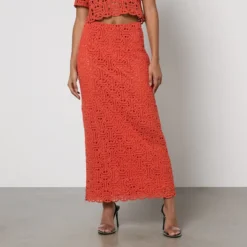 MAX & Co. MAX&Co. Tenda Macramé Midi Skirt