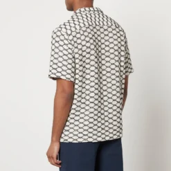 Portuguese Flannel Net Embroidered Cotton-Blend Shirt -The Hut 15016679 1765131284670224