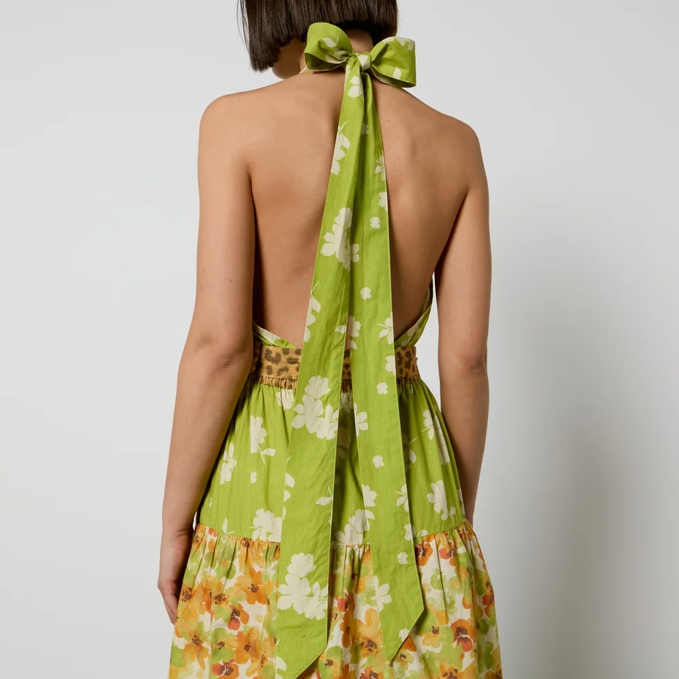 Never Fully Dressed Matilda Printed Cotton-Poplin Wrap Dress 6 Never Fully Dressed Matilda Printed Cotton-Poplin Wrap Dress - Image 4