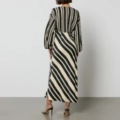 Never Fully Dressed Emma Satin And Crotchet Maxi Dress 8 Never Fully Dressed Emma Satin And Crotchet Maxi Dress -The Hut 15056092 3305119595629797