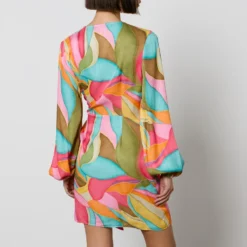 Never Fully Dressed Vienna Printed ECOVERO™ Mini Dress -The Hut 15056107 5305119596446703