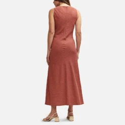 Nobody's Child Lia Midaxi Bias Stripe Linen-Blend Dress -The Hut 15056295 7575127605190111