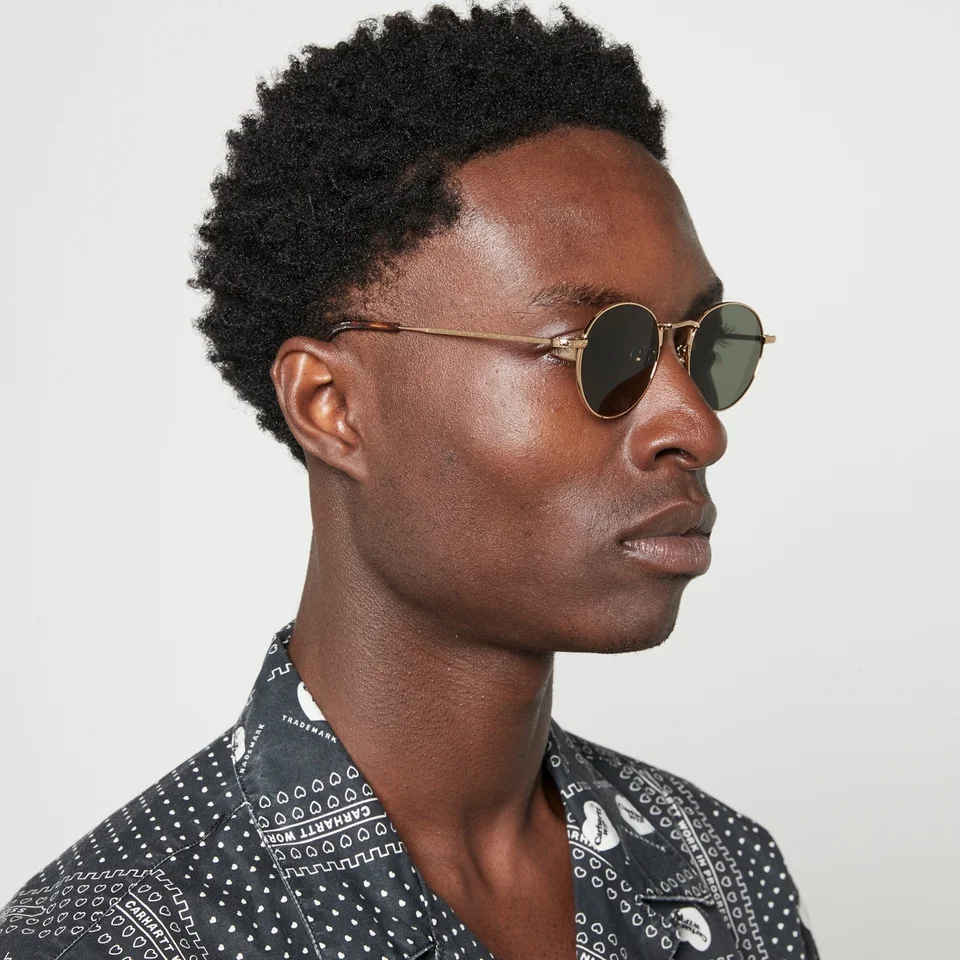 KAMO Icon Metal Round-Frame Sunglasses 6 KAMO Icon Metal Round-Frame Sunglasses - Image 4