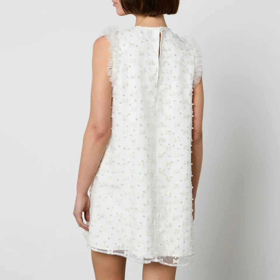 Sister Jane Bow Collection Embellished Organza And Tulle Mini Dress 4 Sister Jane Bow Collection Embellished Organza And Tulle Mini Dress - Image 2