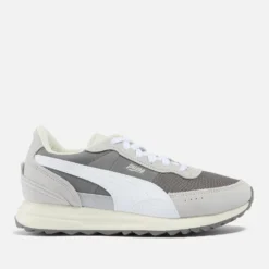 Puma Men's Road Rider SD Shell And Suede Trainers