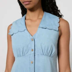 Nobody's Child X Fearne Cotton Happy Place Wylde Cotton-Denim Dress 10 Nobody's Child X Fearne Cotton Happy Place Wylde Cotton-Denim Dress -The Hut 15224044 1915143135552638