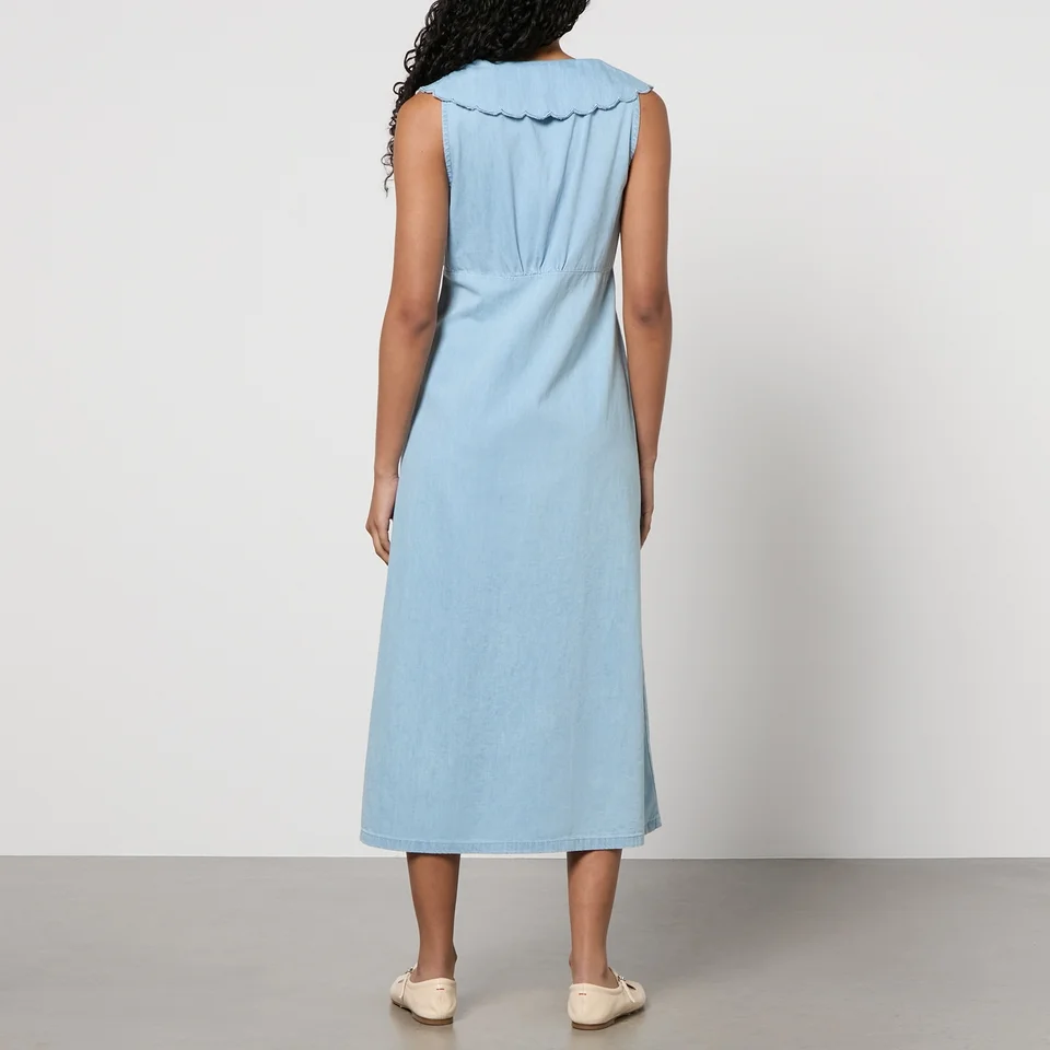 Nobody's Child X Fearne Cotton Happy Place Wylde Cotton-Denim Dress 4 Nobody's Child X Fearne Cotton Happy Place Wylde Cotton-Denim Dress - Image 2