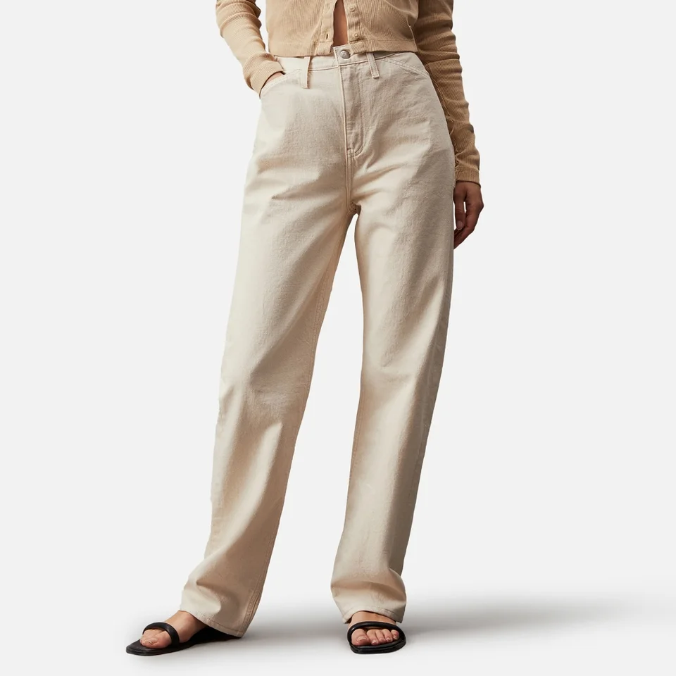 Calvin Klein Jeans High Rise Straight Hammerloop Jean 3 Calvin Klein Jeans High Rise Straight Hammerloop Jean