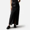 Calvin Klein Jeans Faux Leather Maxi Skirt -The Hut 15227584 2095142167695749