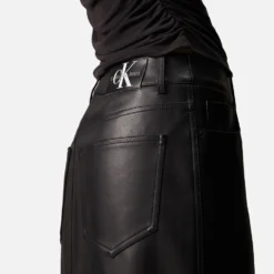 Calvin Klein Jeans Faux Leather Maxi Skirt -The Hut 15227584 9045142167734638