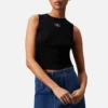Calvin Klein Jeans Woven Lyocell Label Sweater Tank Top -The Hut 15227586 1625142167765115