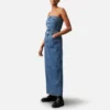 Calvin Klein Jeans Strapless Maxi Denim Dress