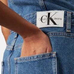 Calvin Klein Jeans Strapless Maxi Denim Dress -The Hut 15227592 2035142167323431