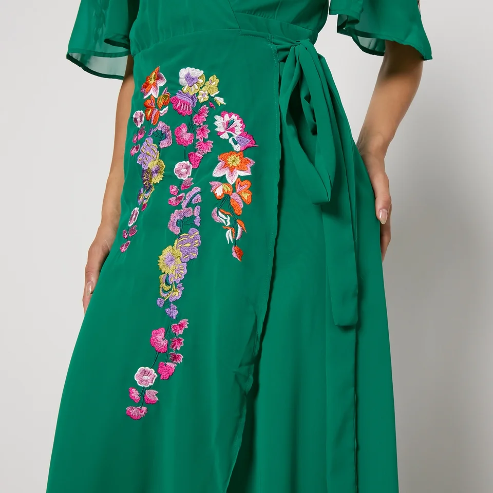 Hope & Ivy Mirai Chiffon Maxi Dress 5 Hope & Ivy Mirai Chiffon Maxi Dress - Image 3