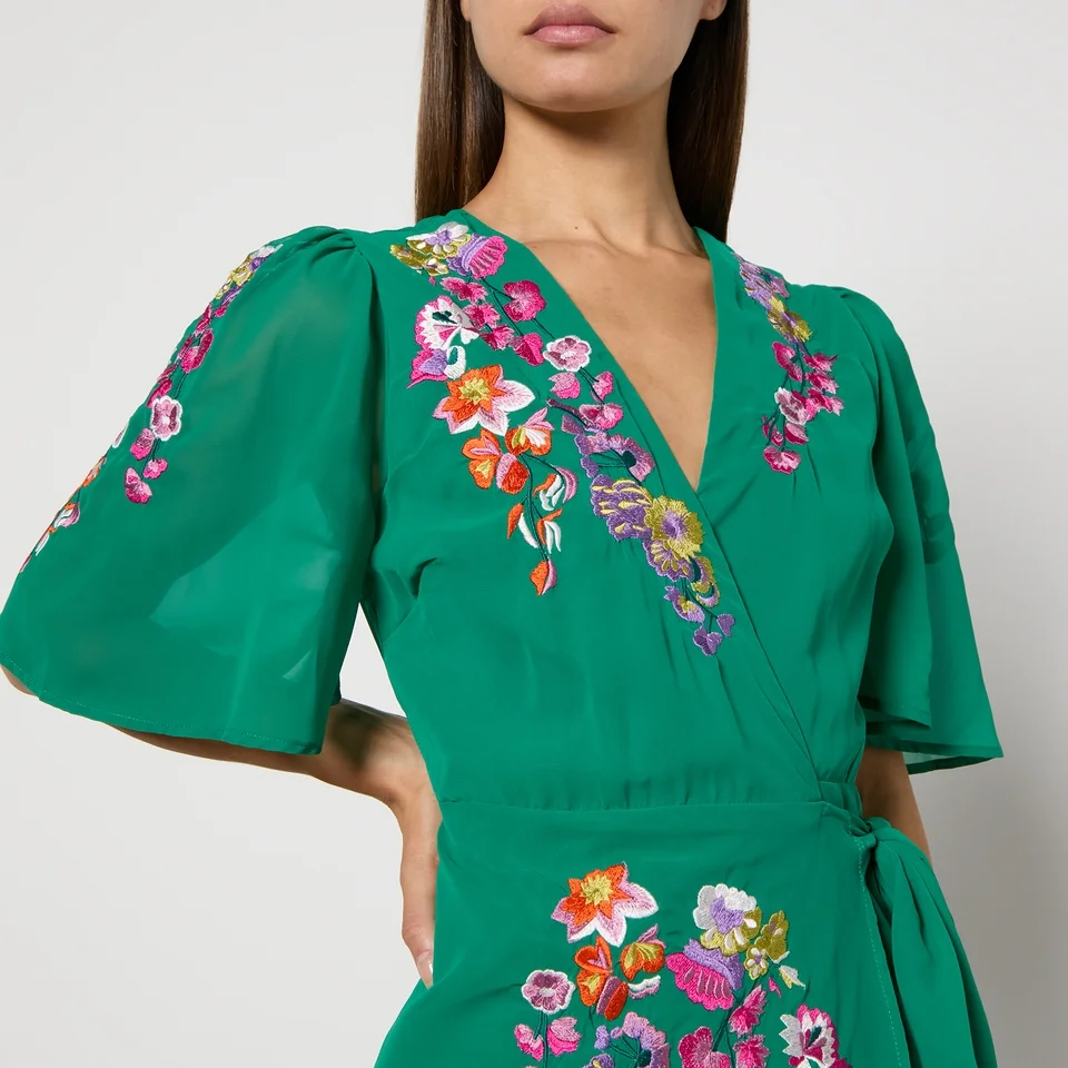 Hope & Ivy Mirai Chiffon Maxi Dress 6 Hope & Ivy Mirai Chiffon Maxi Dress - Image 4