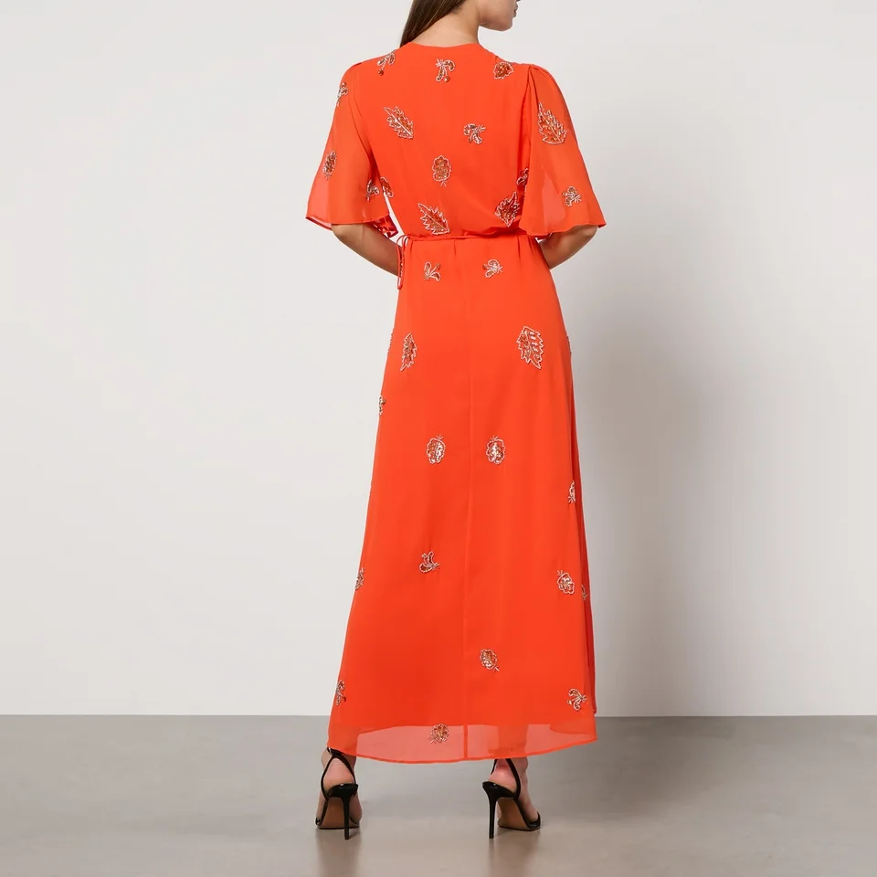 Hope & Ivy Alana Chiffon Maxi Dress 4 Hope & Ivy Alana Chiffon Maxi Dress - Image 2