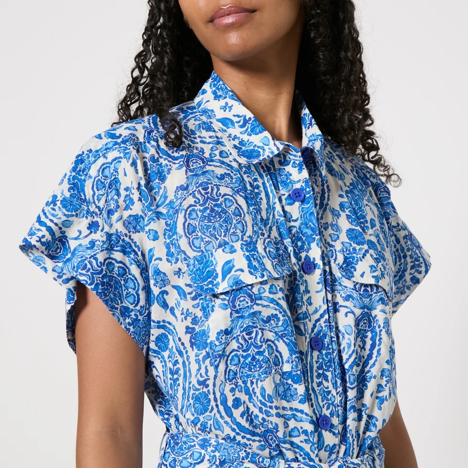 Lollys Laundry Mathilde Paisley Printed Cotton Jumpsuit 6 Lollys Laundry Mathilde Paisley Printed Cotton Jumpsuit - Image 4