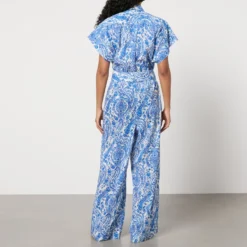 Lollys Laundry Mathilde Paisley Printed Cotton Jumpsuit 8 Lollys Laundry Mathilde Paisley Printed Cotton Jumpsuit -The Hut 15299760 1475149384639383