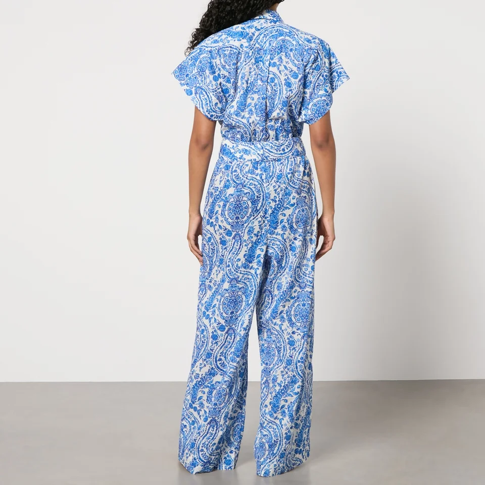 Lollys Laundry Mathilde Paisley Printed Cotton Jumpsuit 4 Lollys Laundry Mathilde Paisley Printed Cotton Jumpsuit - Image 2