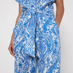 Lollys Laundry Mathilde Paisley Printed Cotton Jumpsuit 9 Lollys Laundry Mathilde Paisley Printed Cotton Jumpsuit -The Hut 15299760 1725149384669173