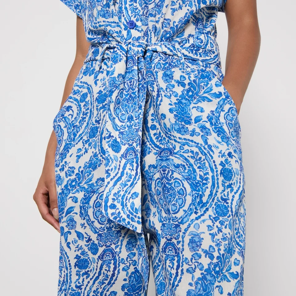 Lollys Laundry Mathilde Paisley Printed Cotton Jumpsuit 5 Lollys Laundry Mathilde Paisley Printed Cotton Jumpsuit - Image 3