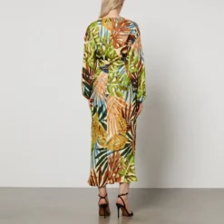 Never Fully Dressed Emma Floral-Print Satin Dress 8 Never Fully Dressed Emma Floral-Print Satin Dress -The Hut 15301159 8725146794681198