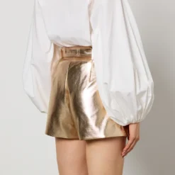 Never Fully Dressed Vegan Leather Shorts -The Hut 15301171 1095146795343514