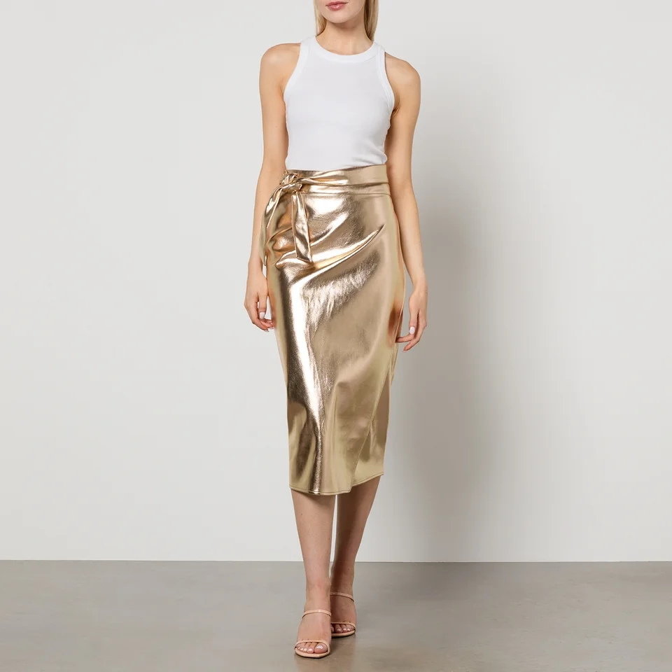Never Fully Dressed Jaspre Faux Leather Midi Skirt 5 Never Fully Dressed Jaspre Faux Leather Midi Skirt - Image 3