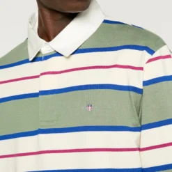 GANT Striped Heavy Rugger Cotton Rugby Shirt -The Hut 15308750 1135164974021198