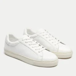 Walk London Men's Harrison Leather Cupsole Trainers -The Hut 15311487 1845190657697365