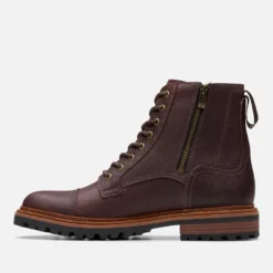 Clarks Men's Clarkridge Hi Grained Leather Boots -The Hut 15329557 1775189005954416