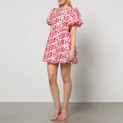 Sister Jane Dream Floral-Jacquard Organza Midi Dress -The Hut 15341425 1155146797808371