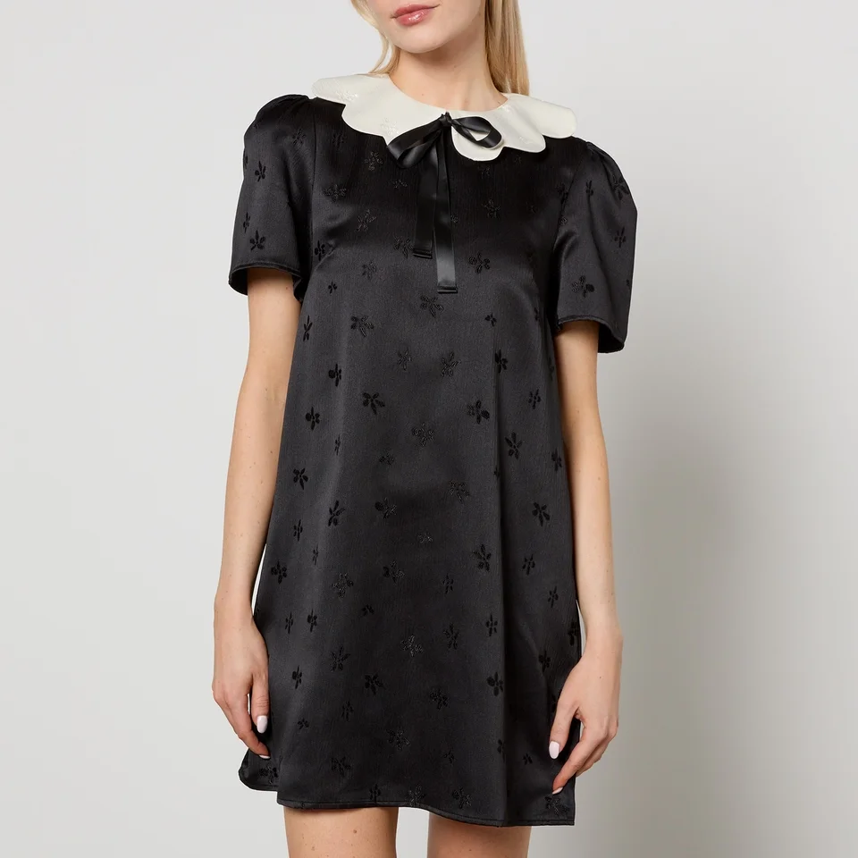 Sister Jane Songbird Floral-Jacquard Mini Dress 3 Sister Jane Songbird Floral-Jacquard Mini Dress