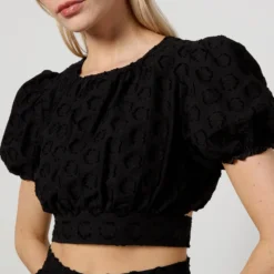 Sister Jane Dream Mara Floral Fil-Coupé Cotton-Blend Top 10 Sister Jane Dream Mara Floral Fil-Coupé Cotton-Blend Top -The Hut 15341433 1065146798370655