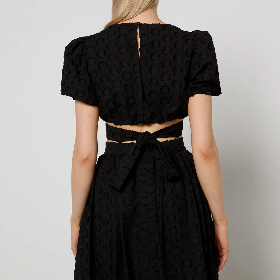 Sister Jane Dream Mara Floral Fil-Coupé Cotton-Blend Top 4 Sister Jane Dream Mara Floral Fil-Coupé Cotton-Blend Top - Image 2