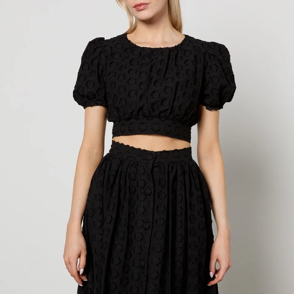 Sister Jane Dream Mara Floral Fil-Coupé Cotton-Blend Top 3 Sister Jane Dream Mara Floral Fil-Coupé Cotton-Blend Top