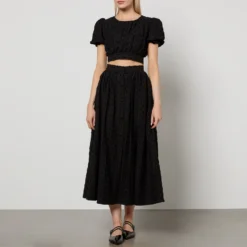 Sister Jane Dream Mara Floral Fil-Coupé Cotton-Blend Top 9 Sister Jane Dream Mara Floral Fil-Coupé Cotton-Blend Top -The Hut 15341433 8465146798345650