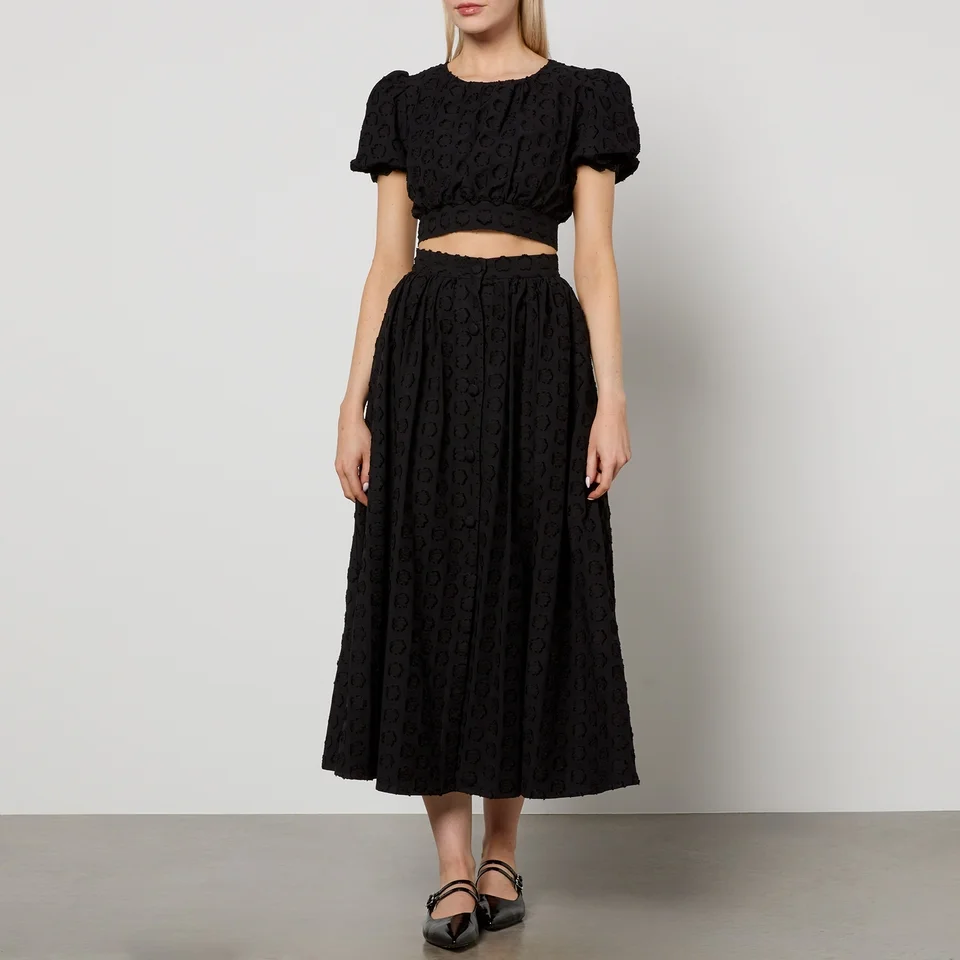 Sister Jane Dream Mara Floral Fil-Coupé Cotton-Blend Top 5 Sister Jane Dream Mara Floral Fil-Coupé Cotton-Blend Top - Image 3