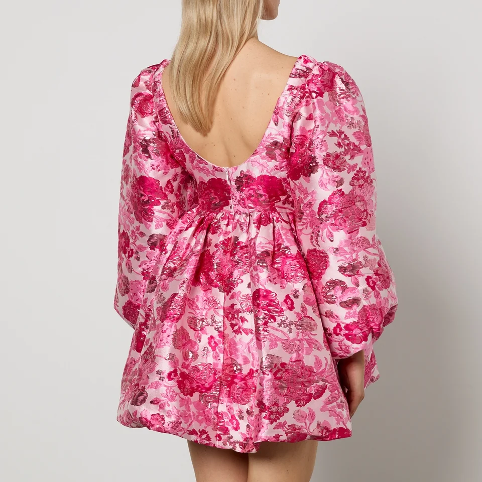 Sister Jane Dream Bubble Hem Floral-Jacquard Dress 4 Sister Jane Dream Bubble Hem Floral-Jacquard Dress - Image 2