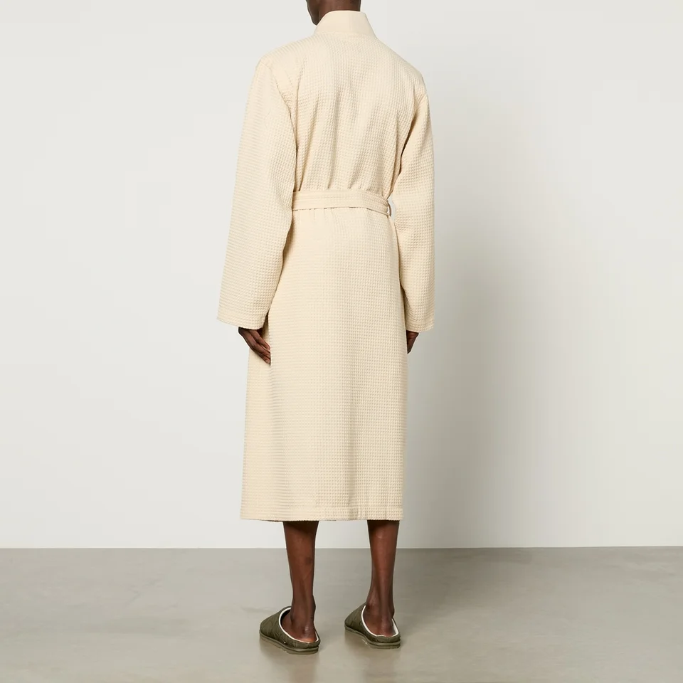BOSS Bodywear Kimono Waffle Cotton-Blend Dressing Gown 4 BOSS Bodywear Kimono Waffle Cotton-Blend Dressing Gown - Image 2