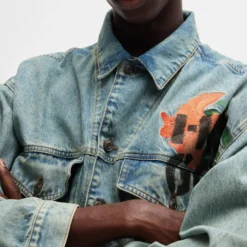 HUGO 097 Floral Denim Jacket -The Hut 15342483 1535155081038093