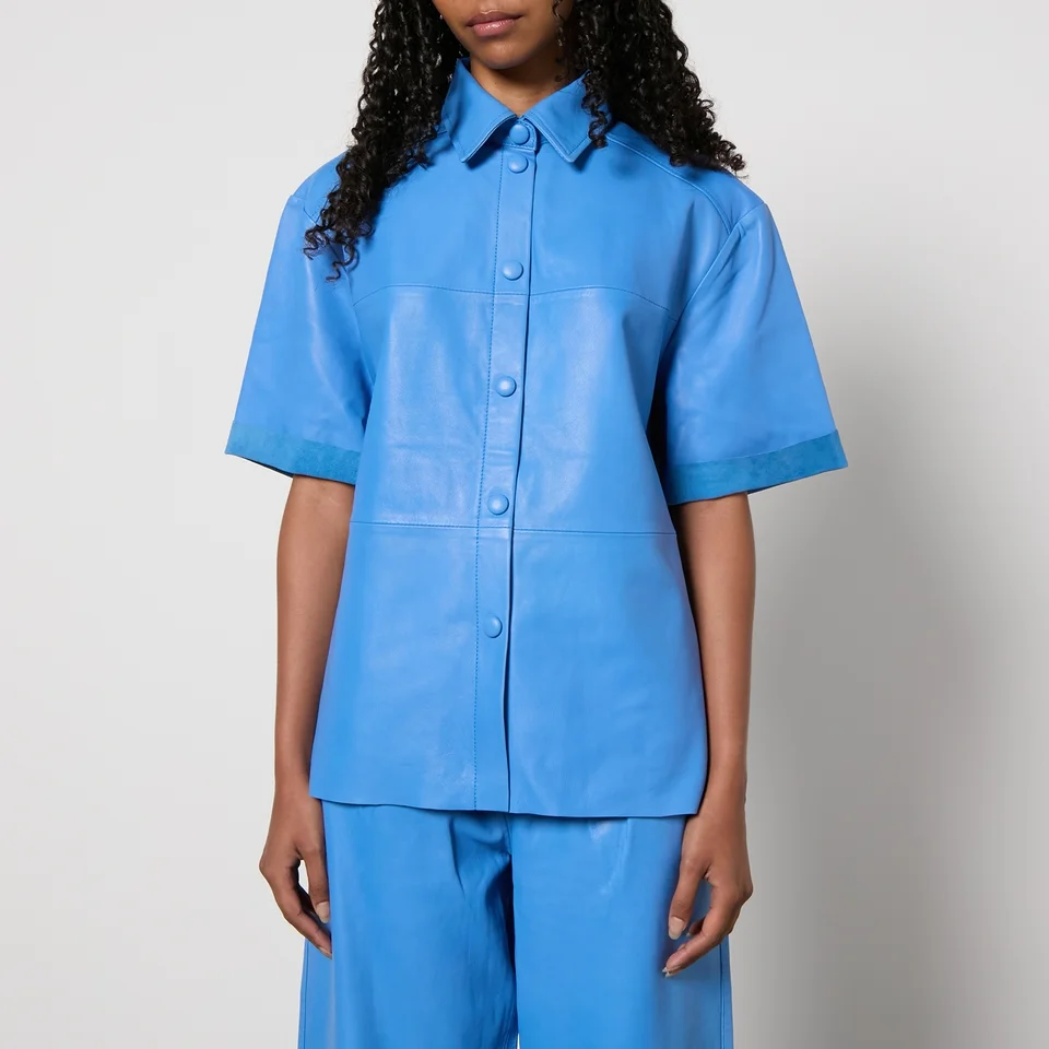Stella Nova Panelled Leather Shirt 3 Stella Nova Panelled Leather Shirt